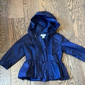 Blue Raincoat with Hood and Elastic Waist ralph lauren 18 months baby toddler